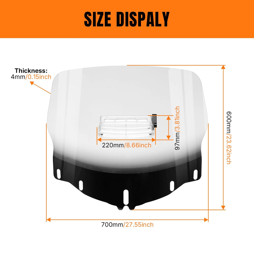 Windscreen Windshield Vented for Honda Goldwing GL1800 (2001–2017)