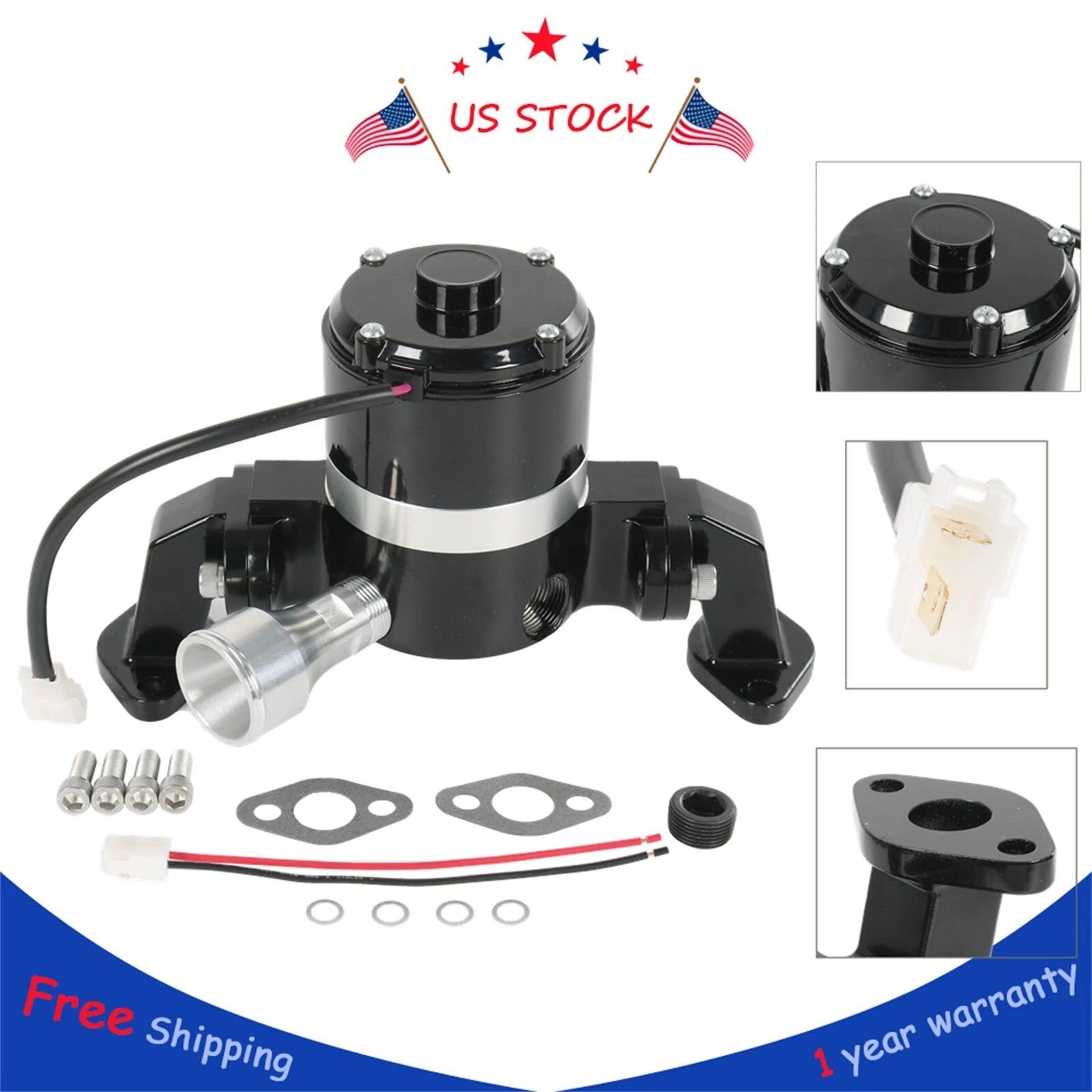 Electric Water Pump for Big Block Chevy (390–454)