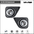 Pair Fog Light Lamps for Honda Accord (2013â2015) Coupe 2DR