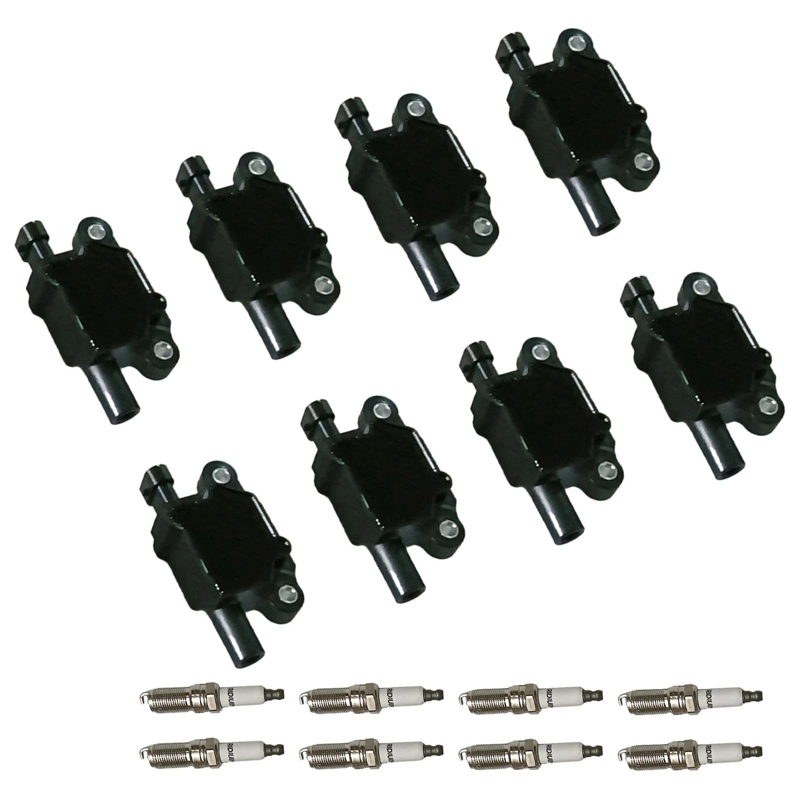 Set of 8 Ignition Coils & Iridium Spark Plugs for Escalade Camaro V8