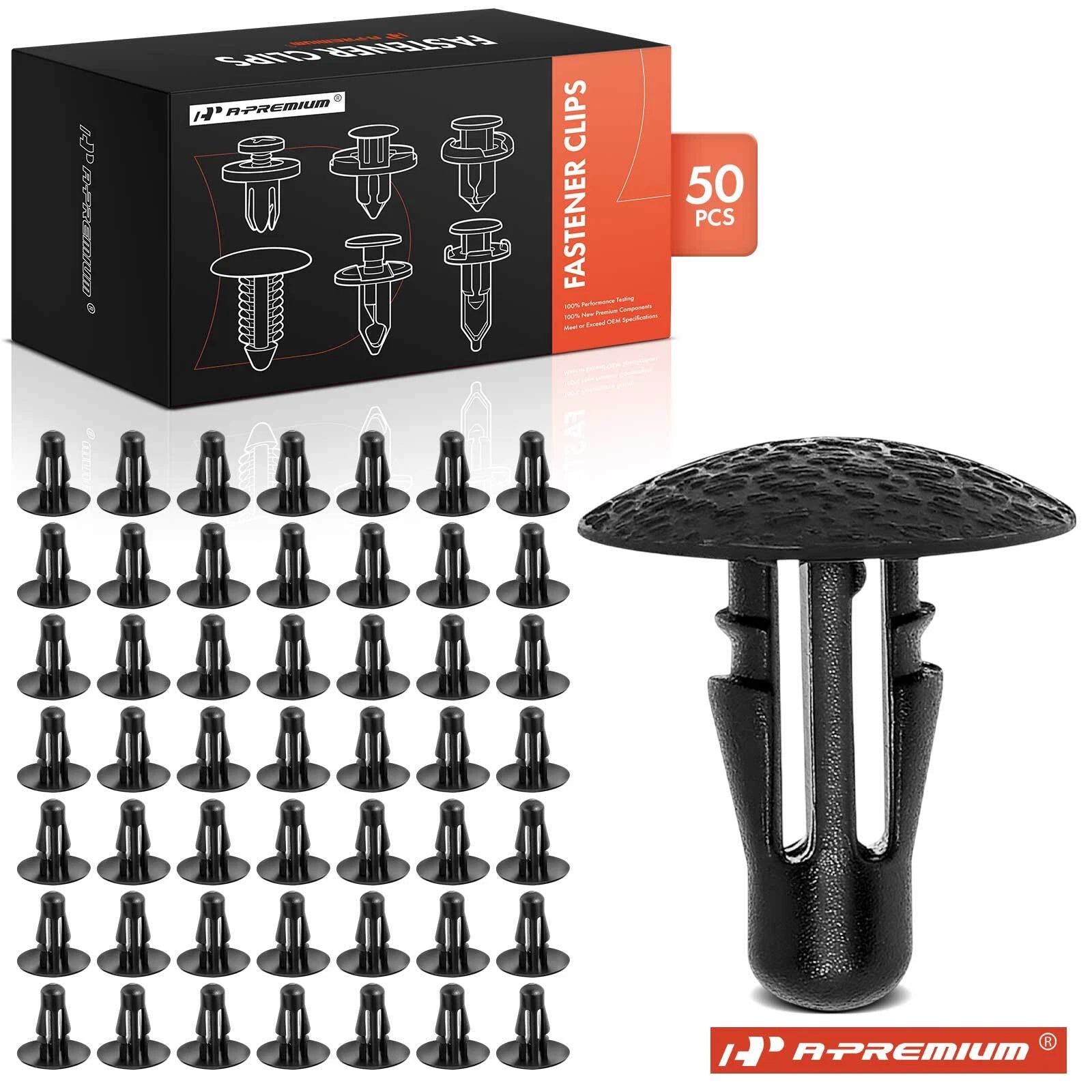 50x Nylon Retaining Clip Fender Splash Shield for Nissan 