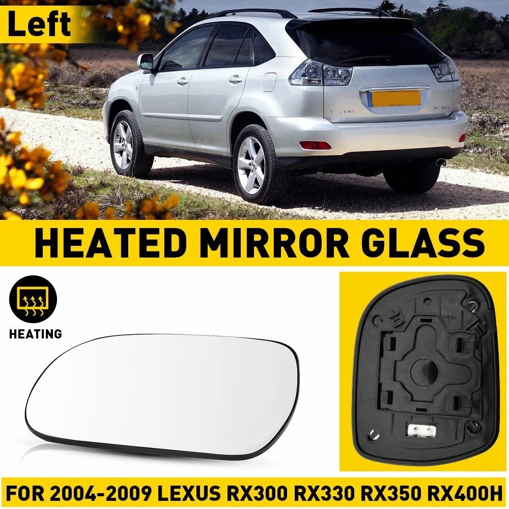 Heated Convex Glass Wing Mirror for Lexus RX 300 (2004–2009) EXV