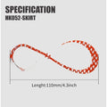S Type Streamer Fishing Lure Silicone Skirt 110mm for Freshwater