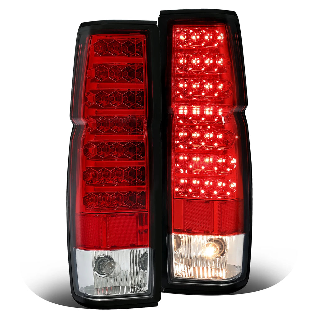LED Tail Lights for Nissan D21 Hardbody (1986–1997) w/ Bulbs & Wiring LH+RH