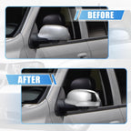Pair of Chrome Plated Power Full Mirror Covers for Chevrolet Trailblazer (2002–2009)
