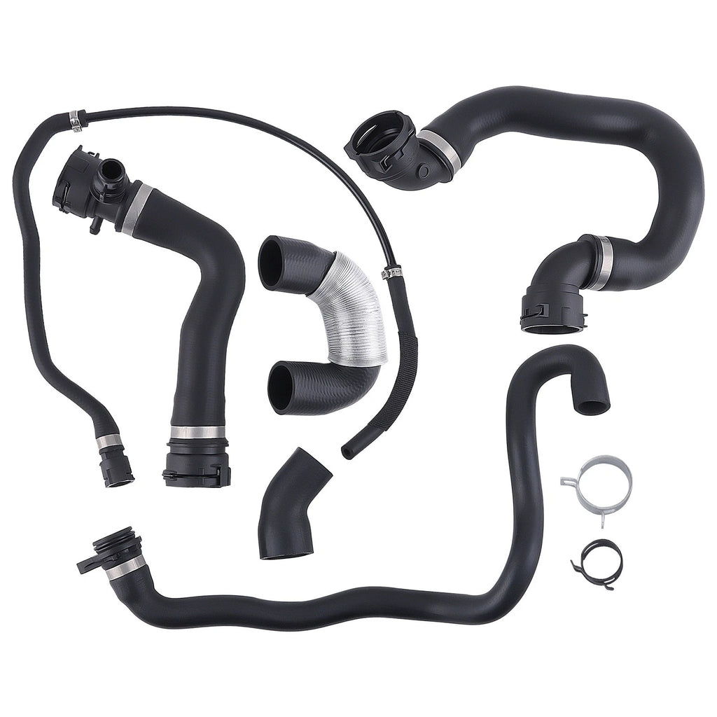 6X Radiator Coolant Water Hose Pipe Kit for BMW 335xi (2007–2008) 11537585023