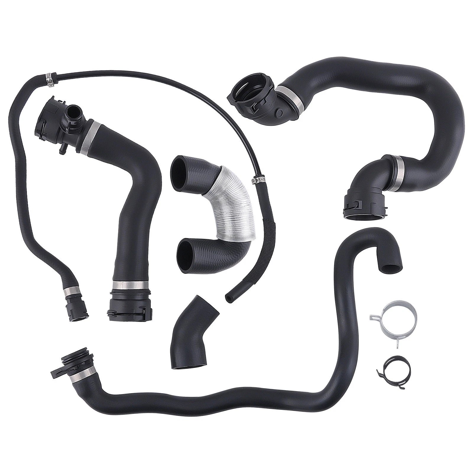 6X Radiator Coolant Water Hose Pipe Kit for BMW 335xi (2007–2008) 11537585023