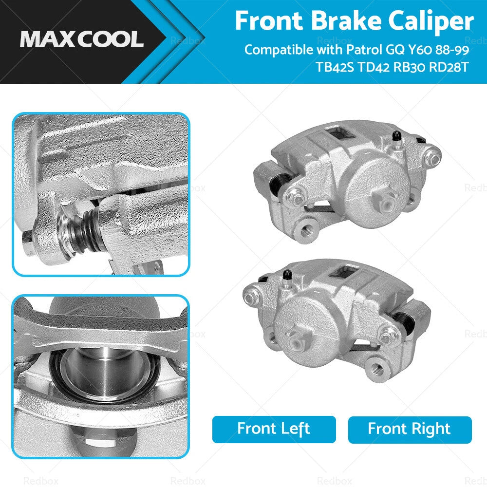 Front Disc Brake Calipers for Nissan Patrol GQ Y60 (1990–1997)