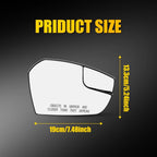 Passenger Side Mirror Glass for Ford Escape SEL (2017â2019)