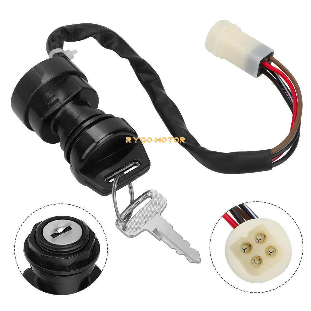 Ignition Key Switch for Yamaha MOTO-4 YFM225 YFM250 YFM350 Breeze 125 (1985–2006)