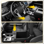 Driver Bottom Cloth Cover for Toyota Tundra (2014–2018) 2-Tone Gray