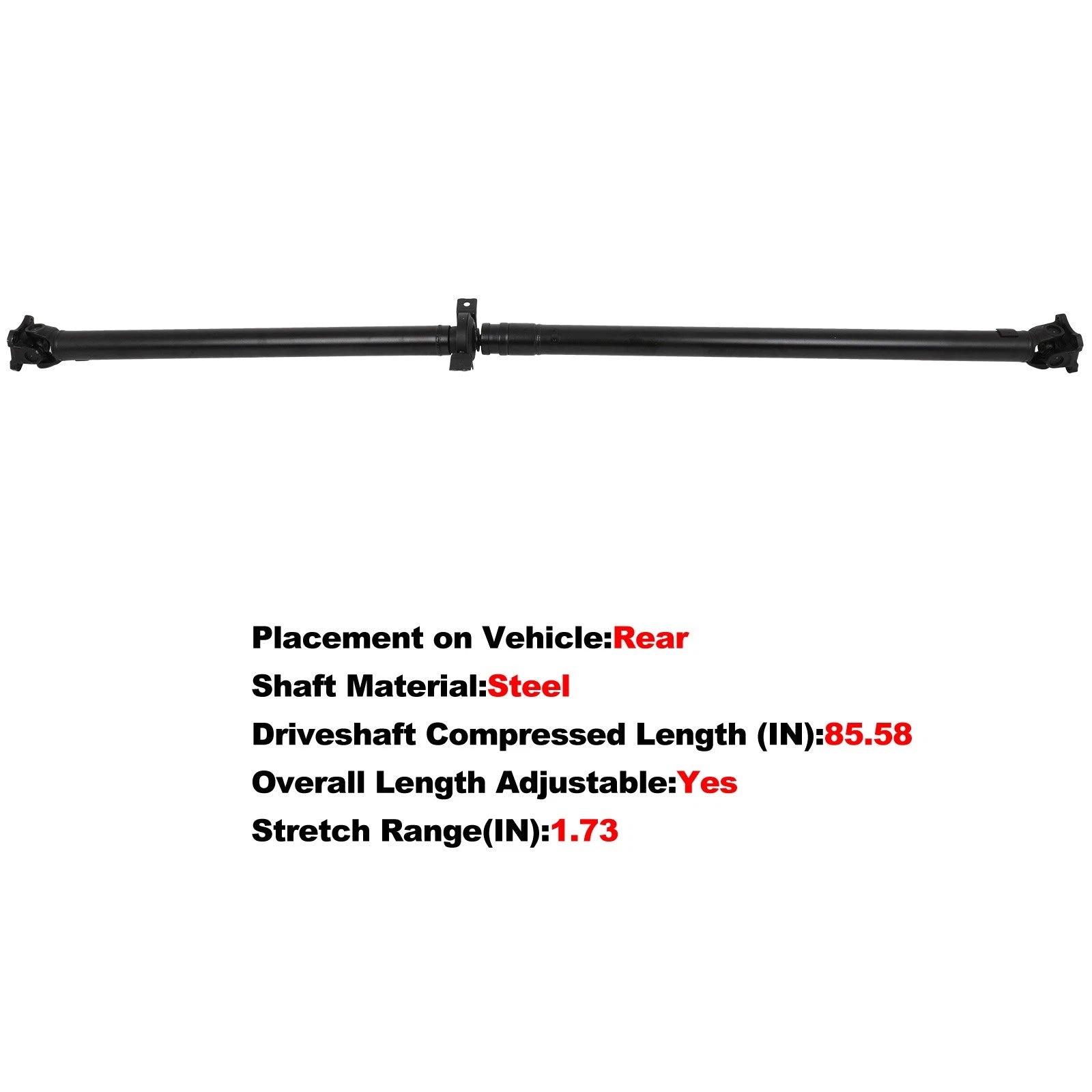 Rear Driveshaft for Acura MDX ZDX (2010–2013) 40100STXA52