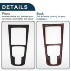 Center Console Panel Sticker for Mercedes-Benz GLA / GLB / EQA (2020–2023) Matte Black