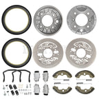 Front Brake Drum Wheel Cylinder Shoes Kit for Honda Foreman 400 TRX400FW (2002–2003)