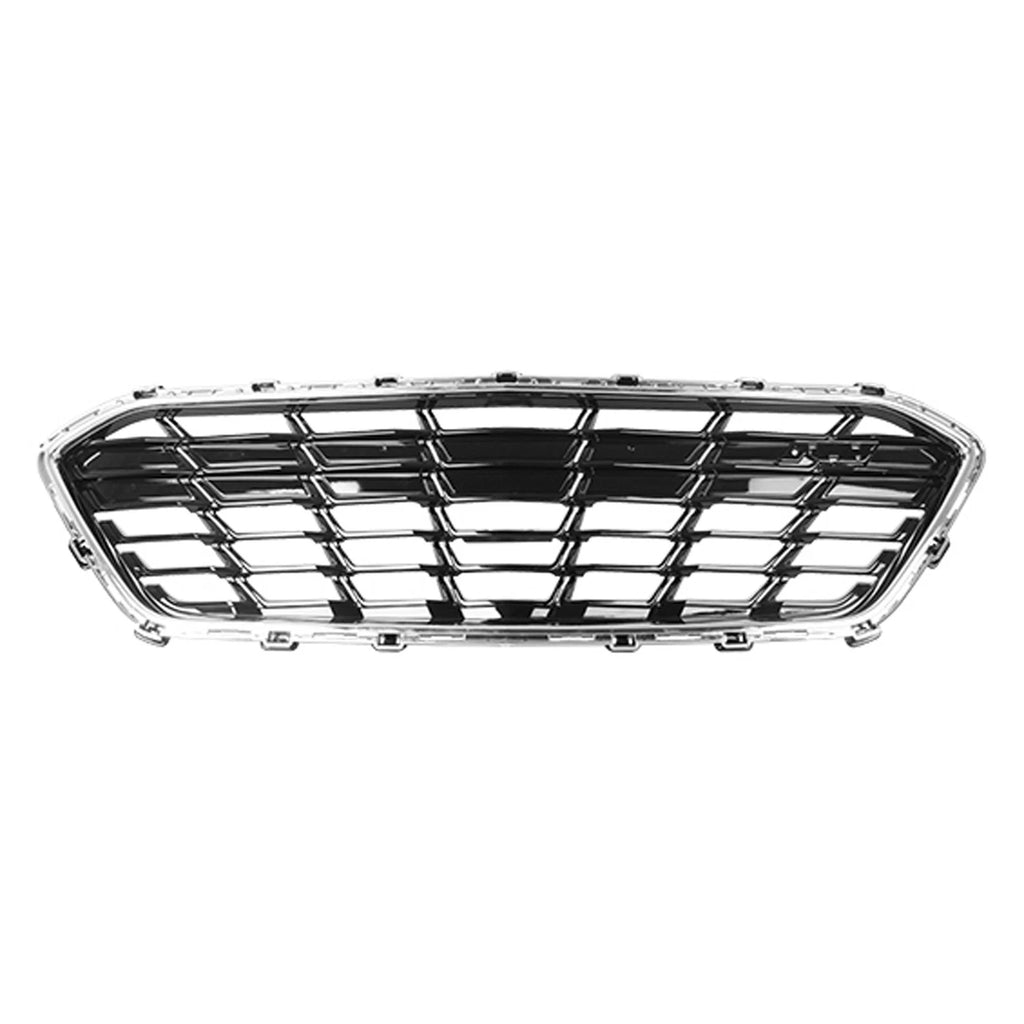 Replacement Black Chrome/Painted ABS Plastic Front Center Grille