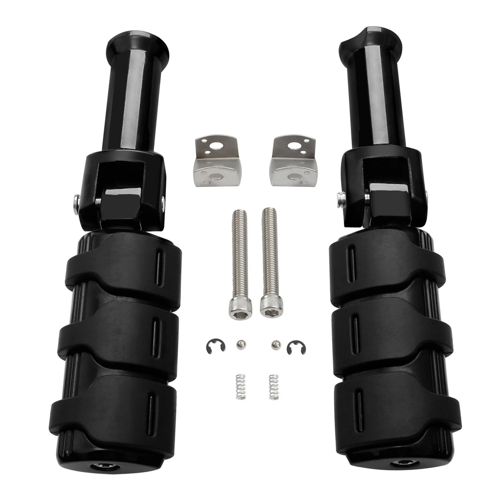 Passenger Footpeg Footrest Mount Bracket for Harley Davidson Softail (2018–2024) Black
