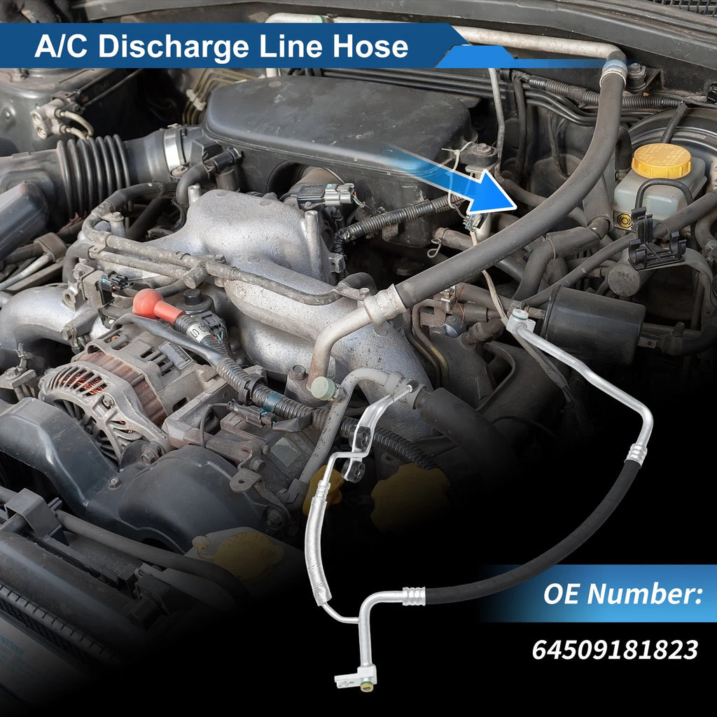 A/C Refrigerant Liquid Hose for BMW 530i (2004–2010) No. 64509181823
