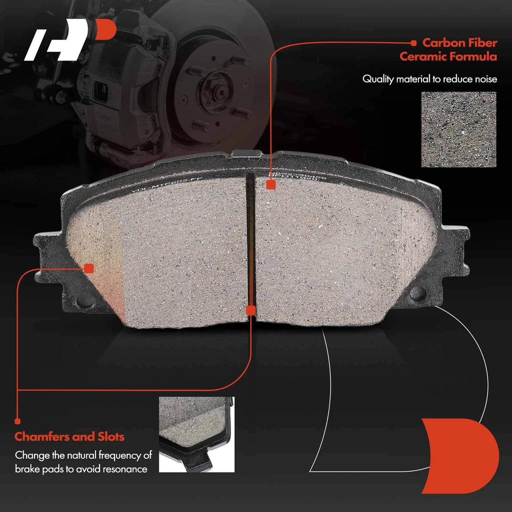 Ceramic Brake Pad Front for Toyota Corolla Prius Yaris (2020–2023)