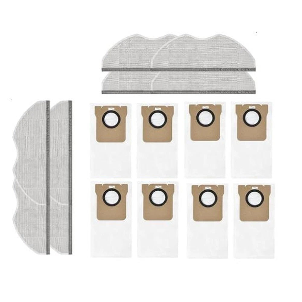 48 Dust Bags & 8 Mop Cloths for Xiaomi H40 OV51 Vacuum Cleaner