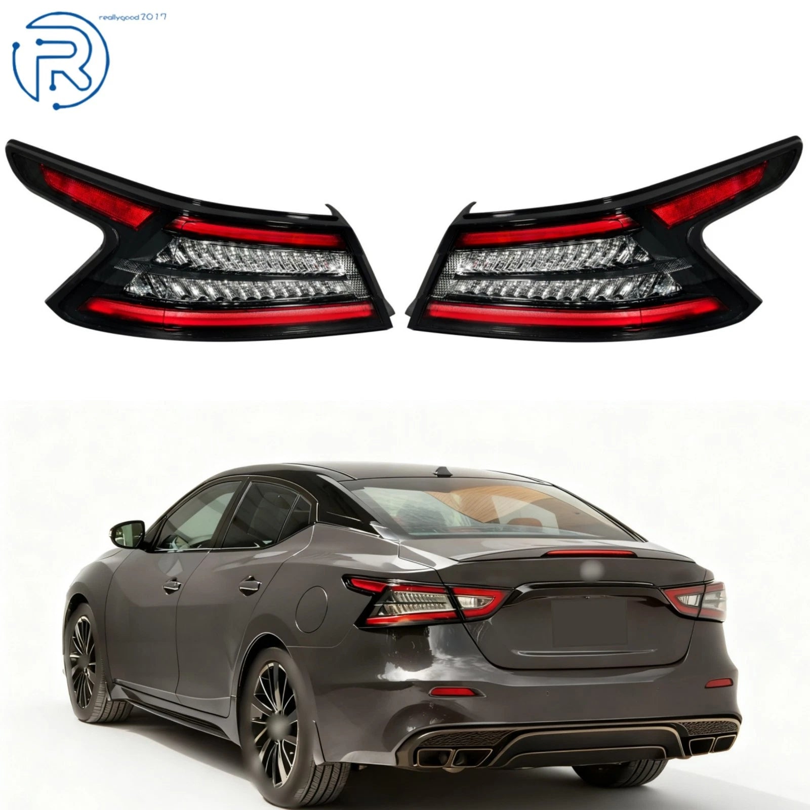 Set of 2 Outer Brake Lights for Nissan Maxima (2019–2021)