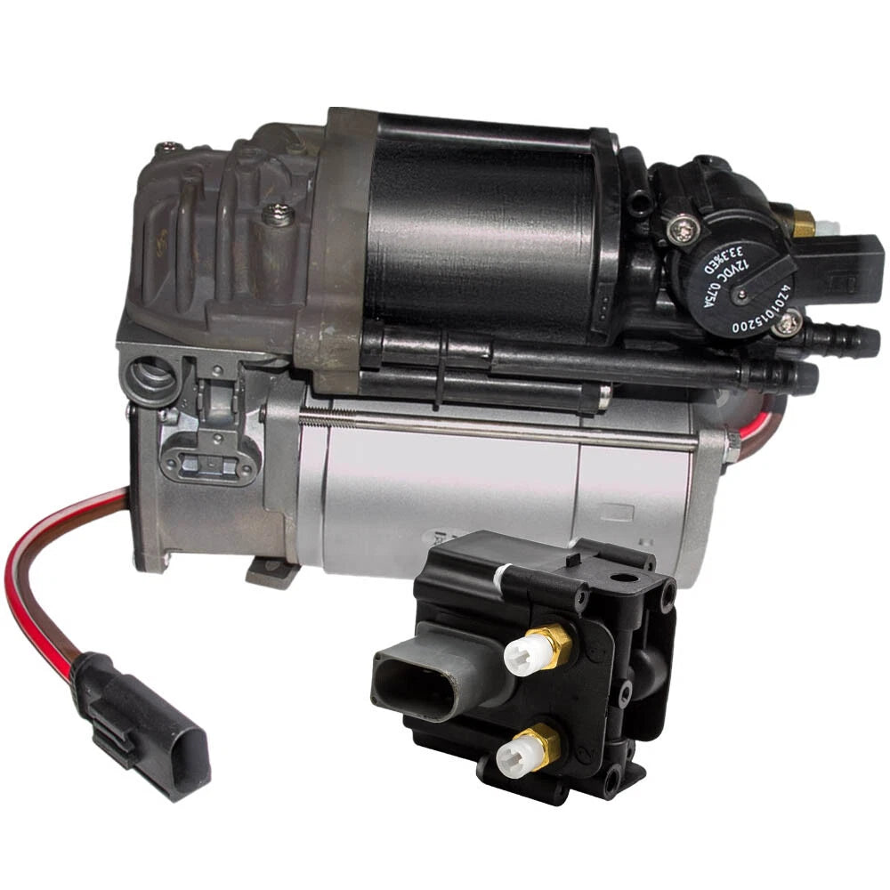 Air Suspension Compressor Pump & Valve Block for BMW 5 GT F07, 7 F01, 5 F11 (2009–2017)