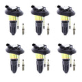 Set of 6 Ignition Coils & NGK Platinum Spark Plug Kit for 9-7x Envoy XL (2005–2009)