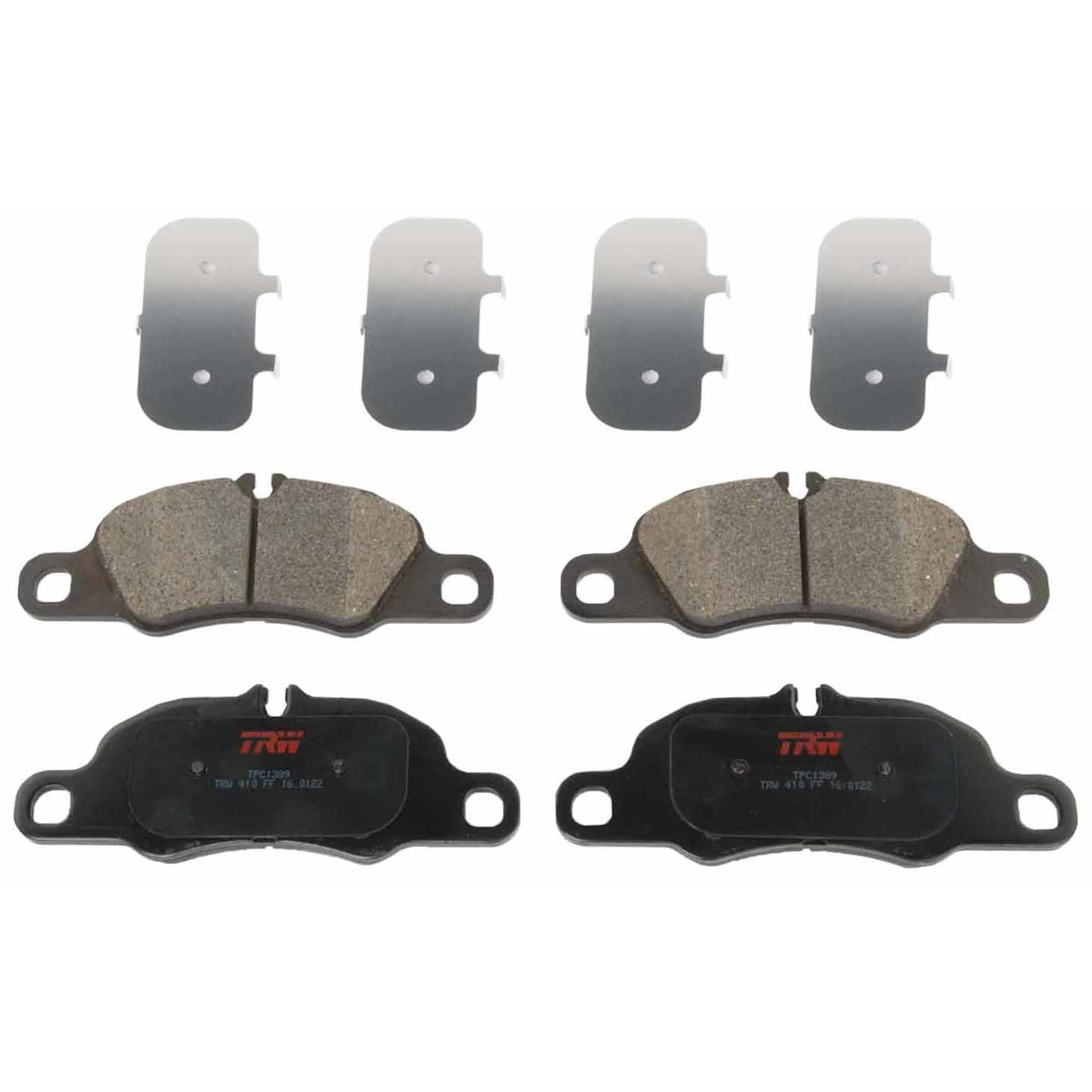 Set of 4 Brake Pads for Porsche 911 (2009–2016) Front