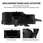 Sliding Door Lock Actuator for Ram C/V (2012–2015) 5020679AB