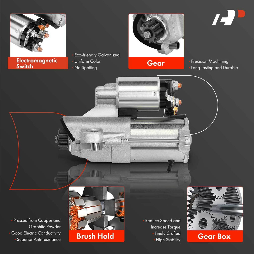 Starter Motor for Ford Explorer (2011-2019), Edge (2007-2018), Taurus, Lincoln MKZ