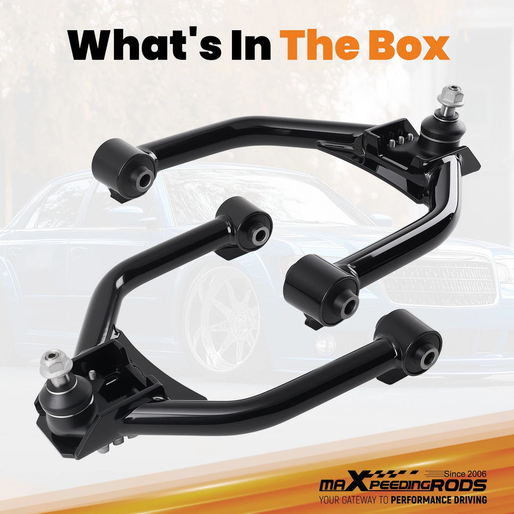 Adjustable Front Upper Camber Arms Kit for Dodge Charger RWD (2006–2023)