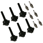 6X Ignition Coil & Spark Plug for Isuzu Rodeo (2000–2004) UF252