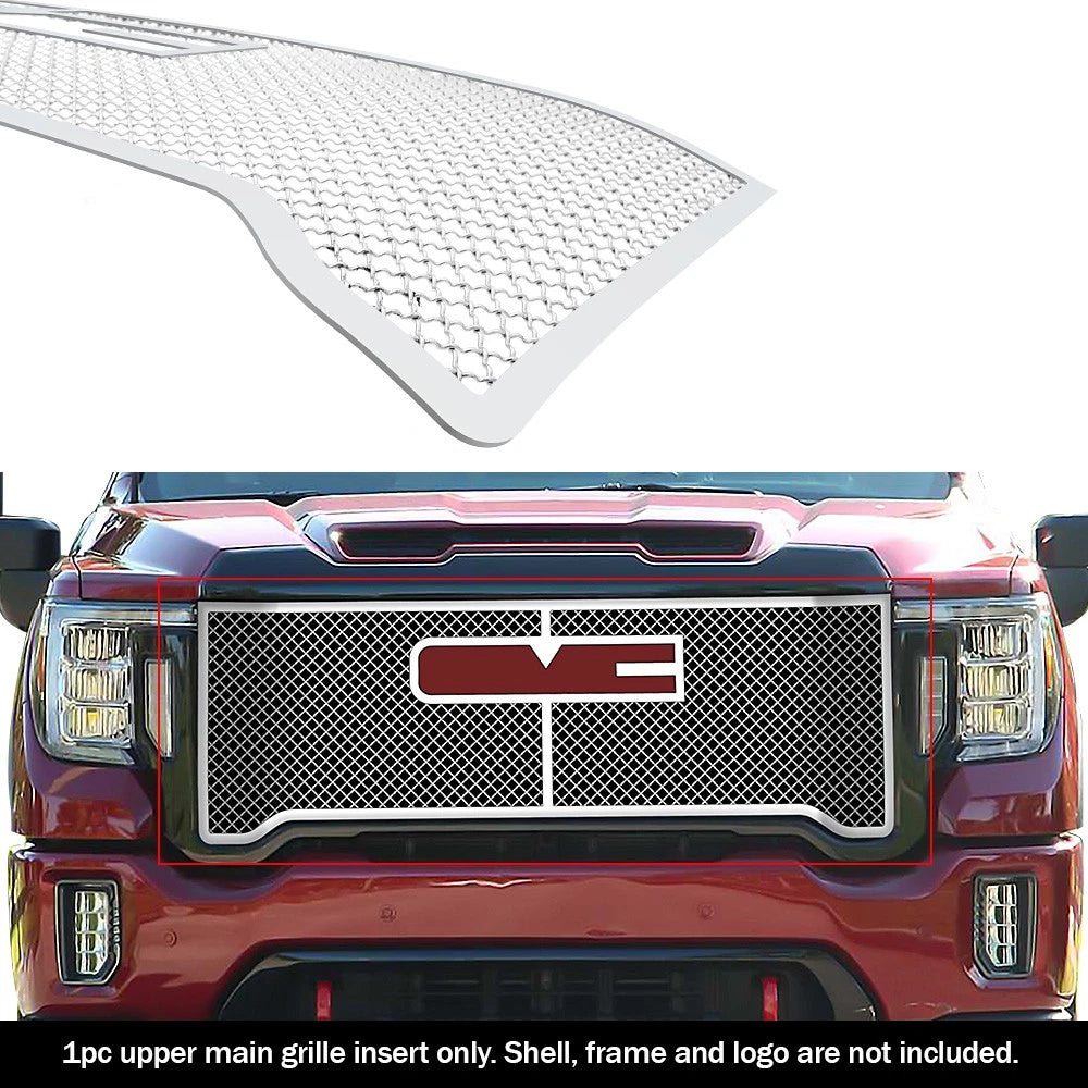 Stainless Chrome Mesh Grille for GMC Sierra 2500/3500 (2020-2023)