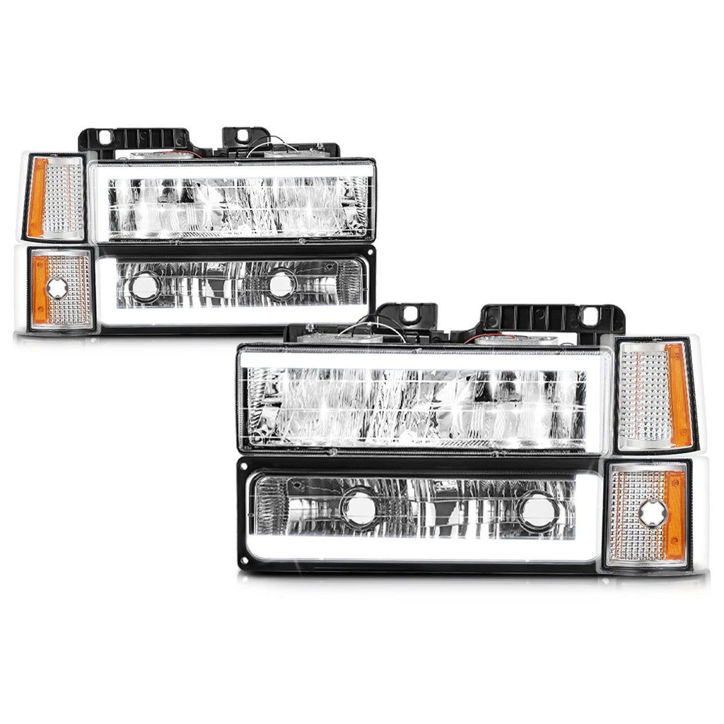 Clear Lens Fog Lights for Chevy Silverado/Avalanche (2002–2007)