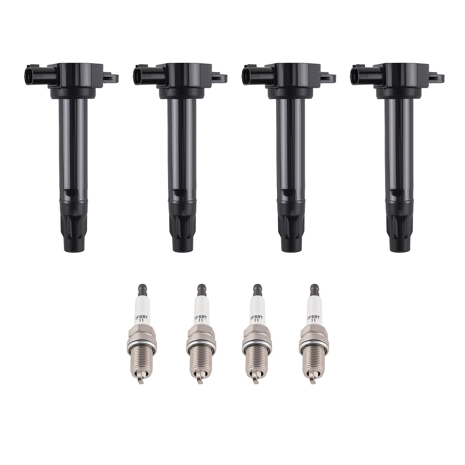 4X Ignition Coil + Spark Plug for Mitsubishi Lancer 2.0L (2011–2017) UF589 DIFR6C11