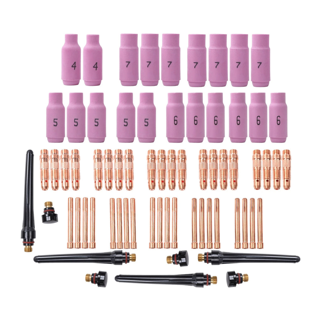 68Pcs TIG Torch Consumables Kit for WP-17/18/26