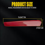 2X Red Rear Bumper Reflector Light for Toyota Corolla (2020–2022)