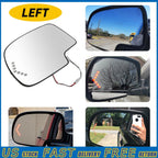 Left Driver Side Power Heated Mirror Glass for Chevy GMC Silverado (2003–2007)