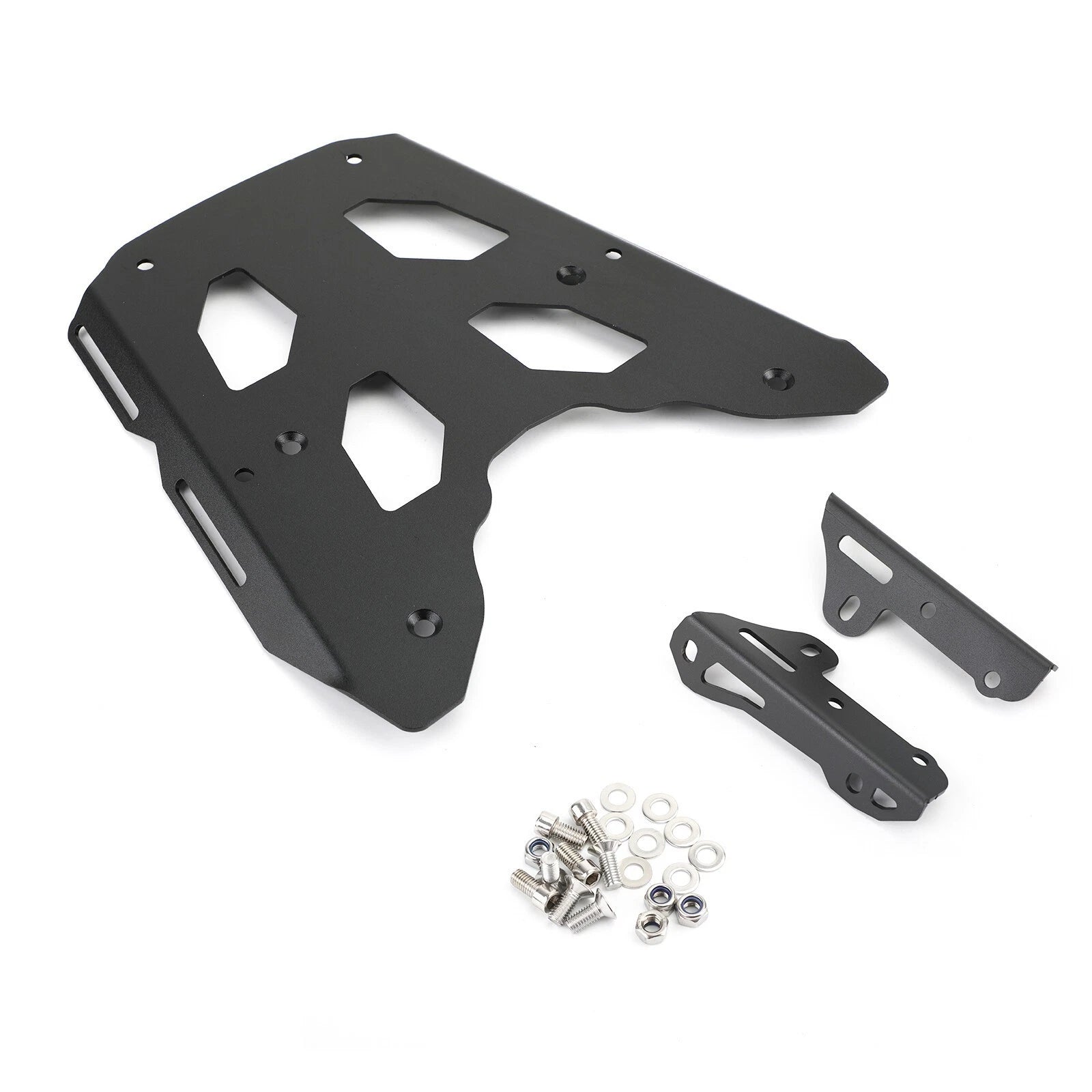Black Rear Top Case Carrier Luggage Rack for Kawasaki KLE650 Versys 650 (2016–2019)