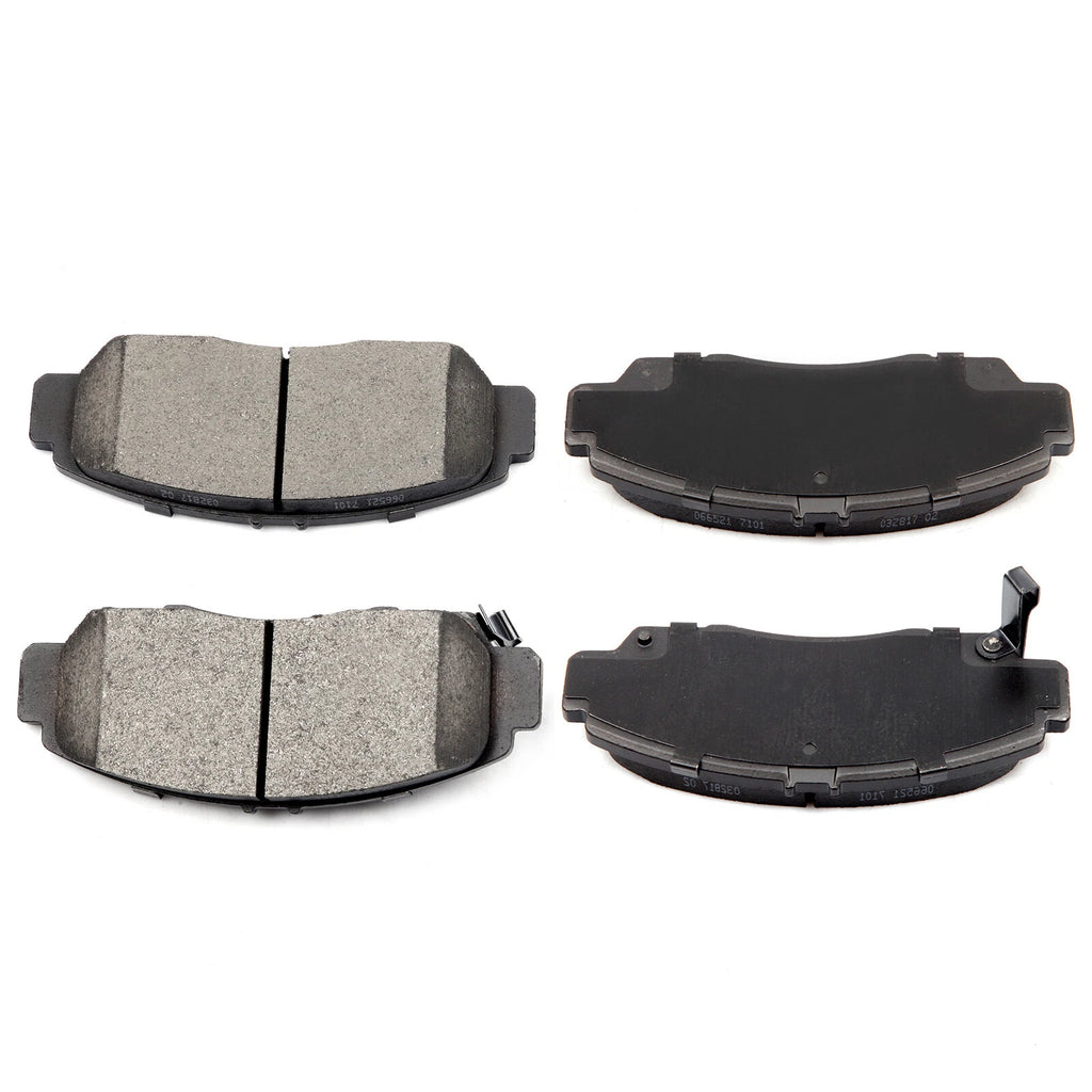 Set of 2 Front Disc Rotors + Ceramic Brake Pads for Honda Accord Acura TSX