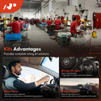 3X Serpentine Belt Drive Component Kit for Jeep Grand Cherokee (2016–2022)