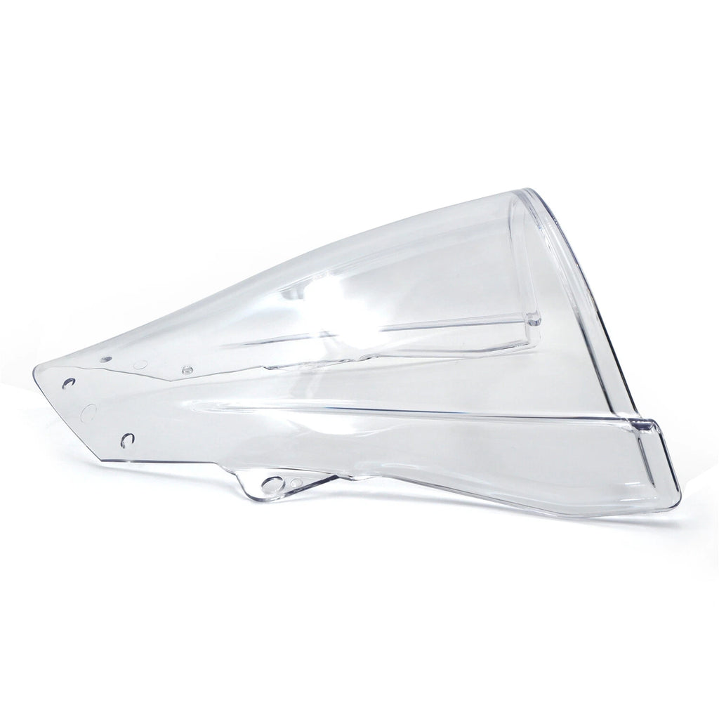 Clear Double Bubble Windshield for Kawasaki ZX6R/ZX-6R (2009–2014) / ZX-10R (2008–2010)