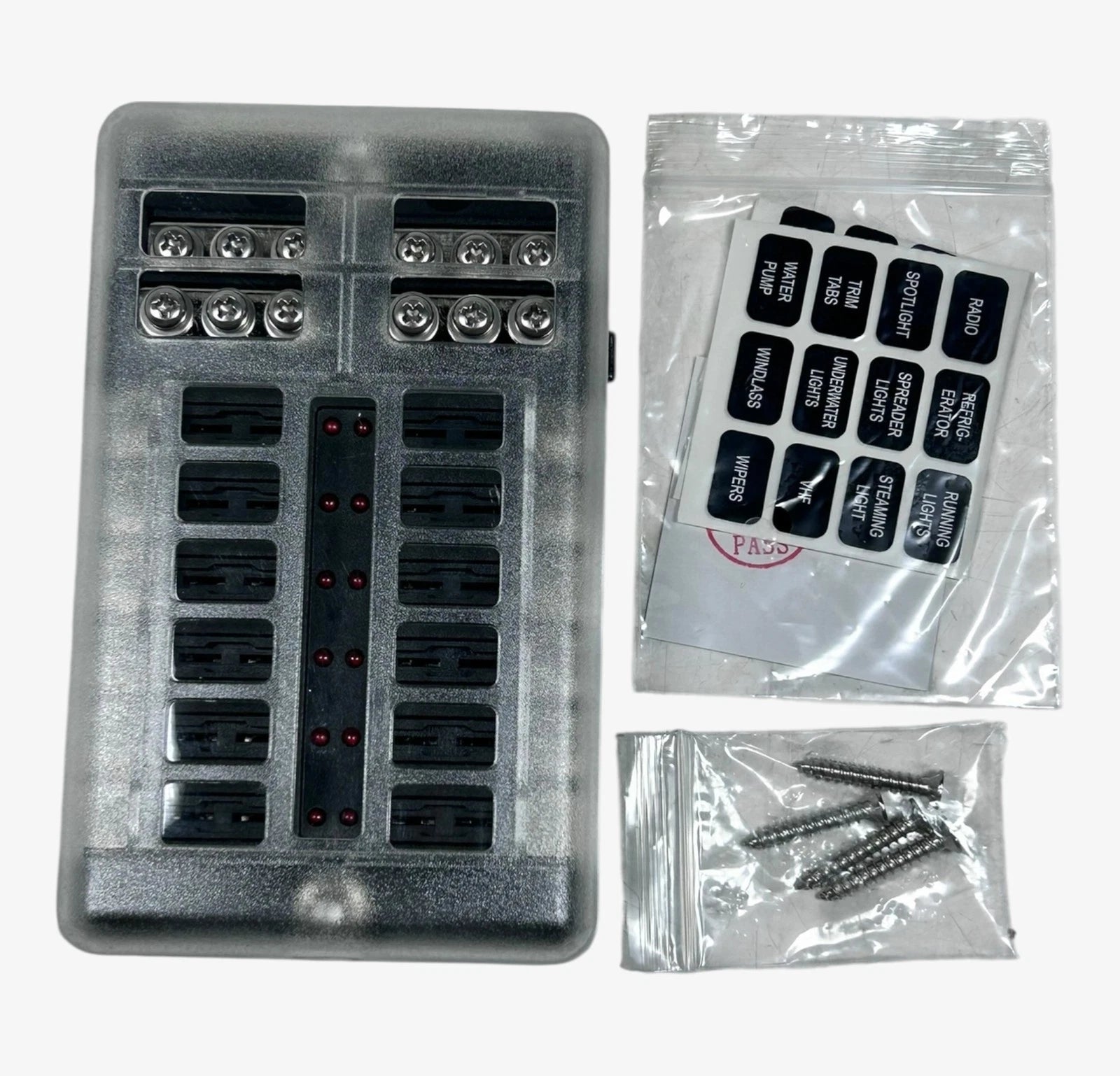 Circuit Breaker Assembly for Hardin Marine 3200-0001-012 (12 Position)