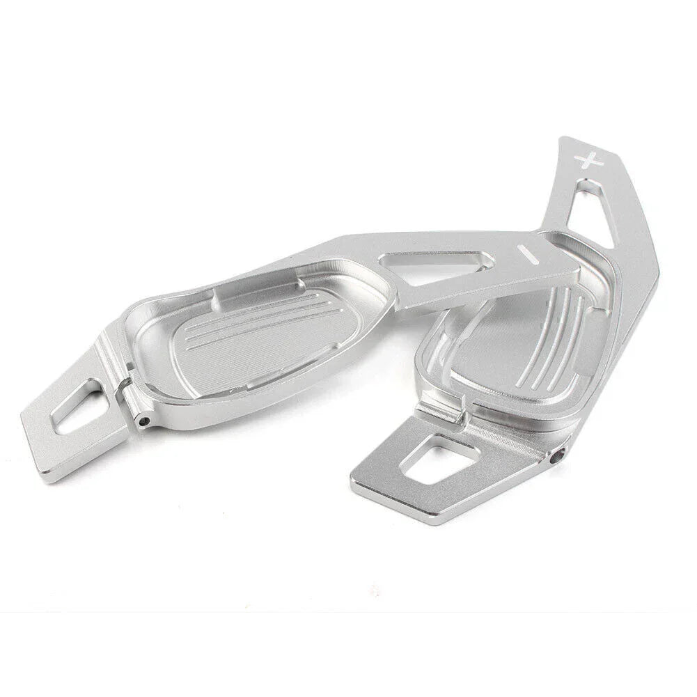 Aluminum Silver Shift Paddle Extensions for Audi A5/S5/SQ5 (2016)