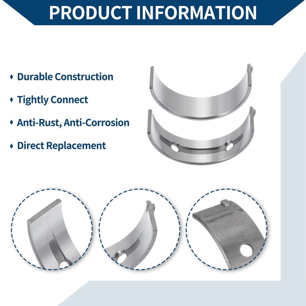 Main Bearing Set No. 210202G020 for Hyundai Sonata (2006–2016)