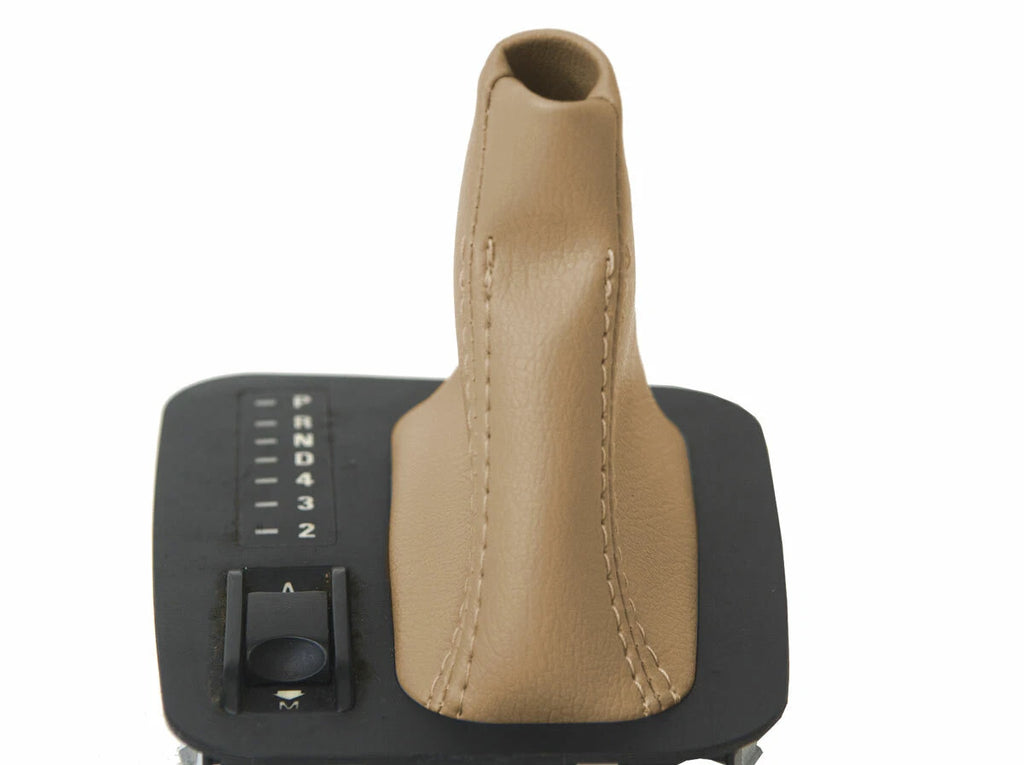 Leather Shift Boot Cover for BMW E38 (1995–2001) - Beige Tan
