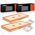 2X Engine Air Filter for Mercedes-Benz C350 C300 E300 E350 (2012–2015)