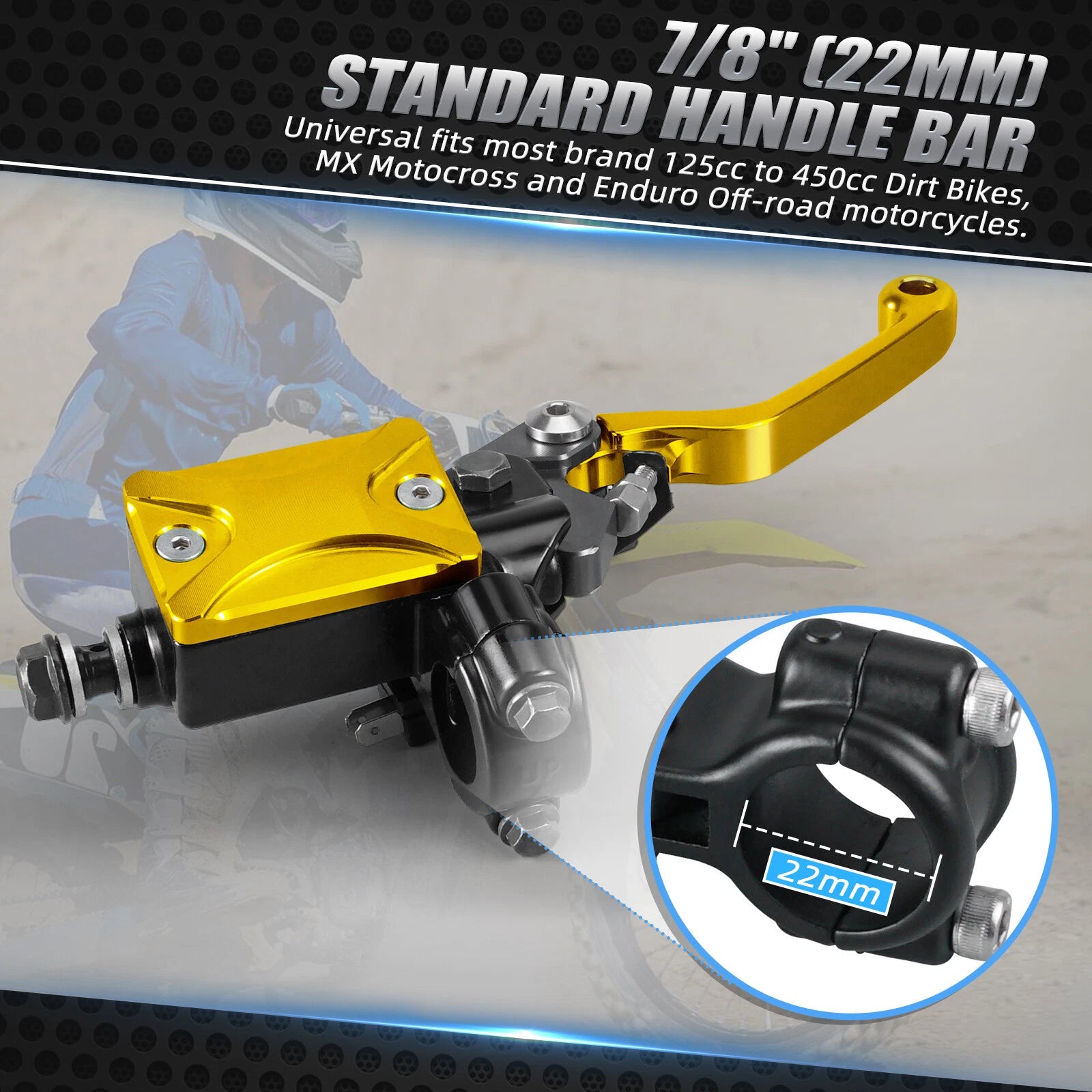 Hydraulic Brake Cable Clutch Levers for Suzuki RM85 RM125 RM250 RMZ450 (2001–2023)