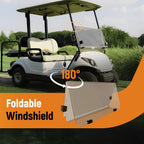 Smoked Windshield for Yamaha G22 (2003–2006) Polycarbonate Golf Cart
