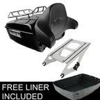 Trunk Mount Rack Backrest Pad for Harley Touring Road Glide King (2014–2023)