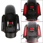 CVO Style Rear Fender System LED for Harley Road King Street Glide (2009–2013)